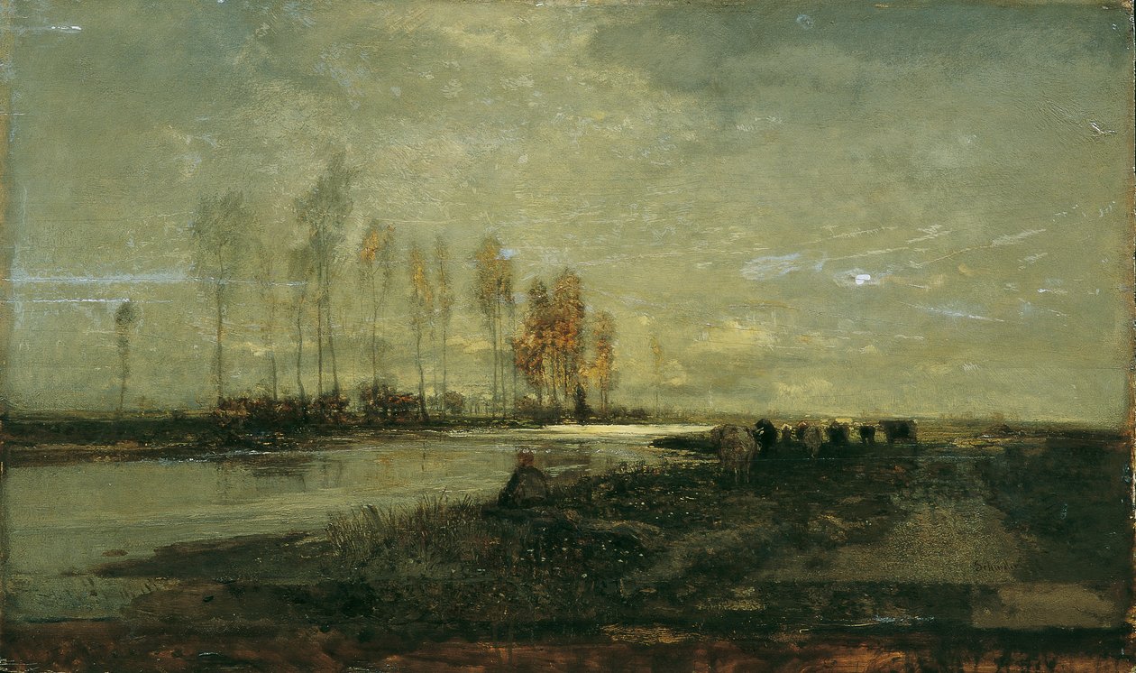 On the Thaya near Lundenburg II by Emil Jakob Schindler