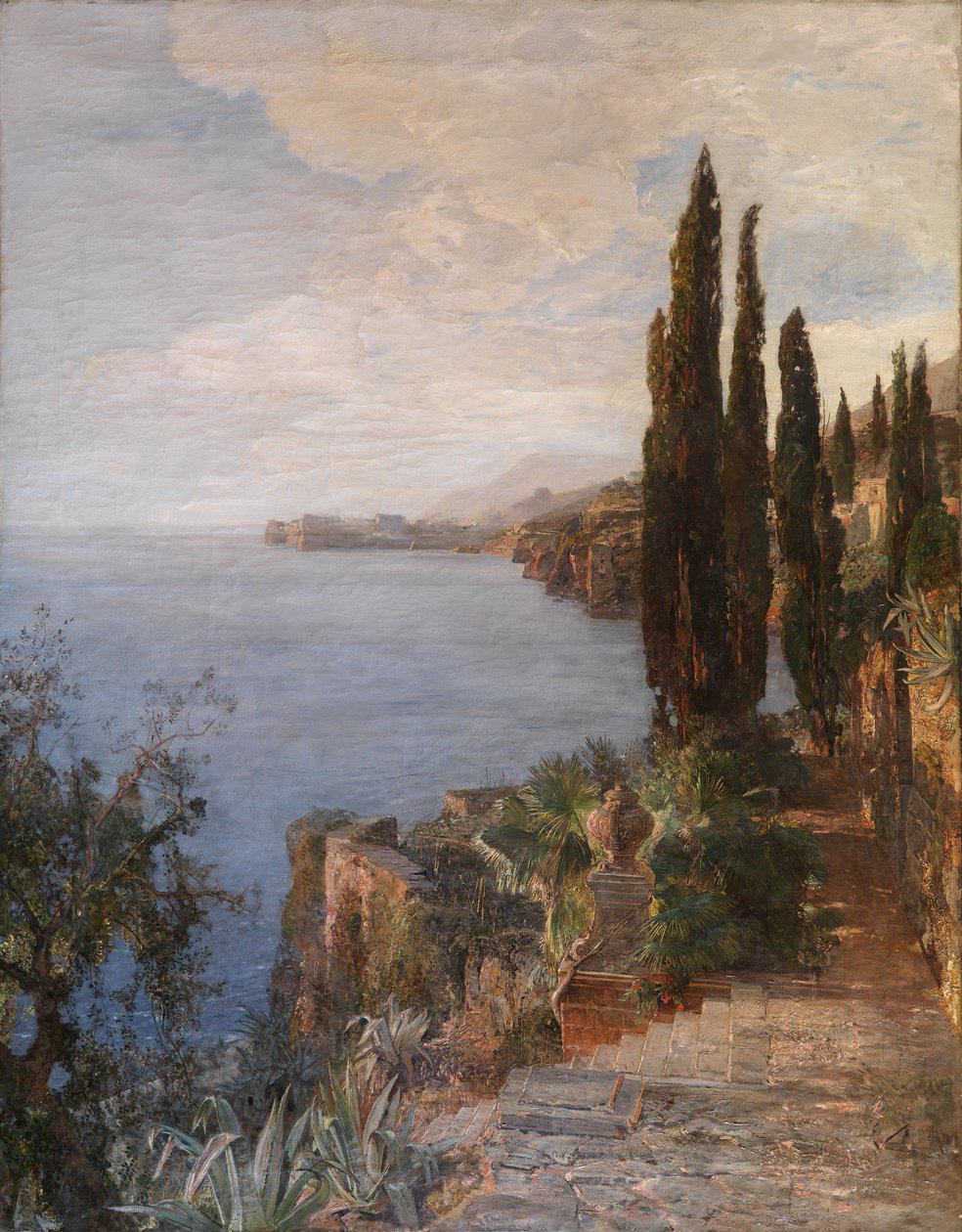 On the Dalmatian Coast near Ragusa by Emil Jakob Schindler