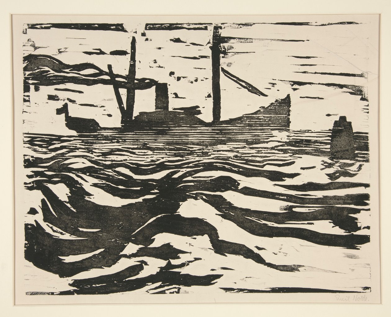 Fishing Steamer by Emil Nolde