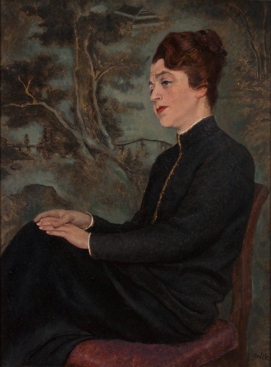 Portrait of a Lady by Emil Orlik
