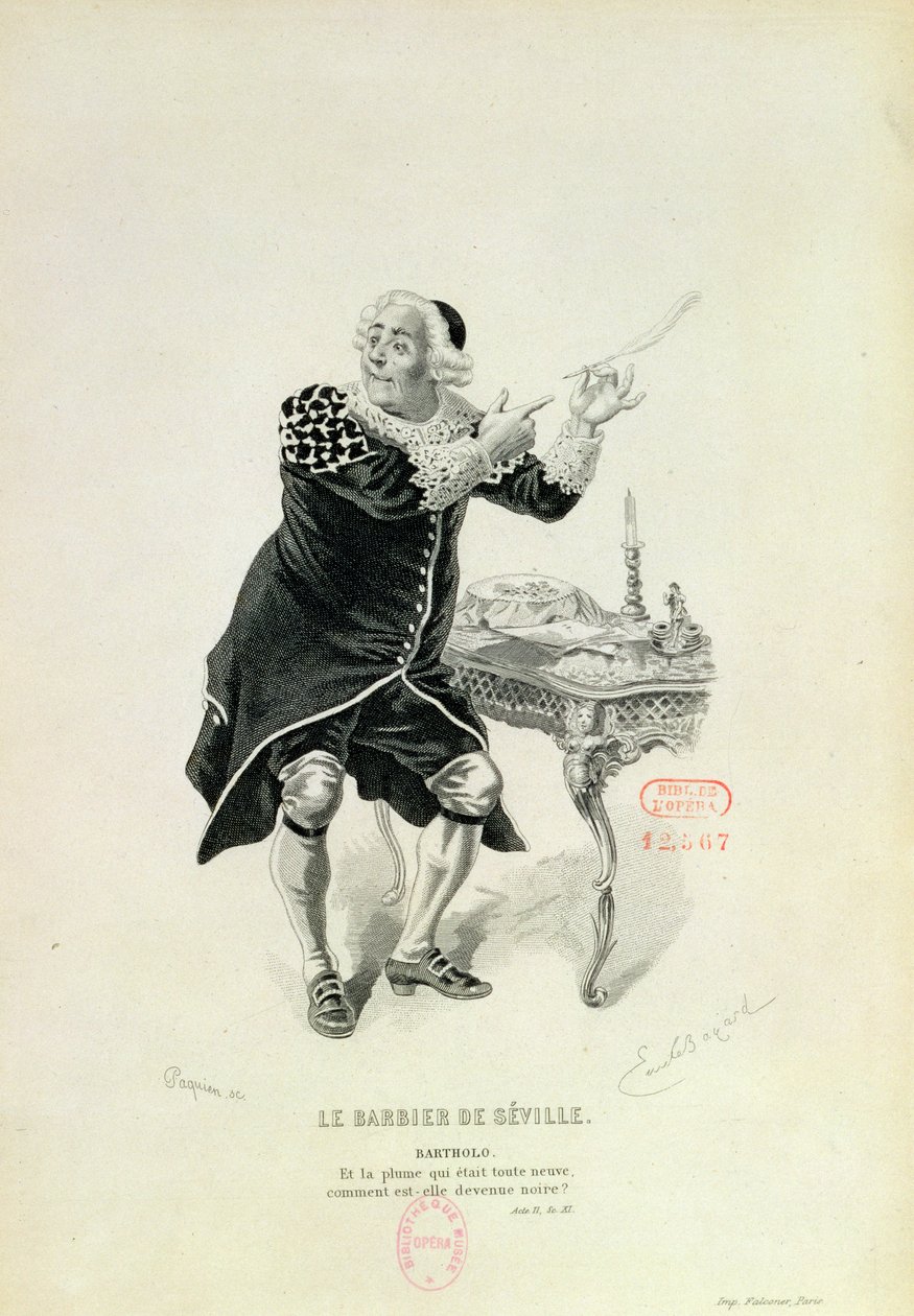 Dr. Bartolo, from the opera 