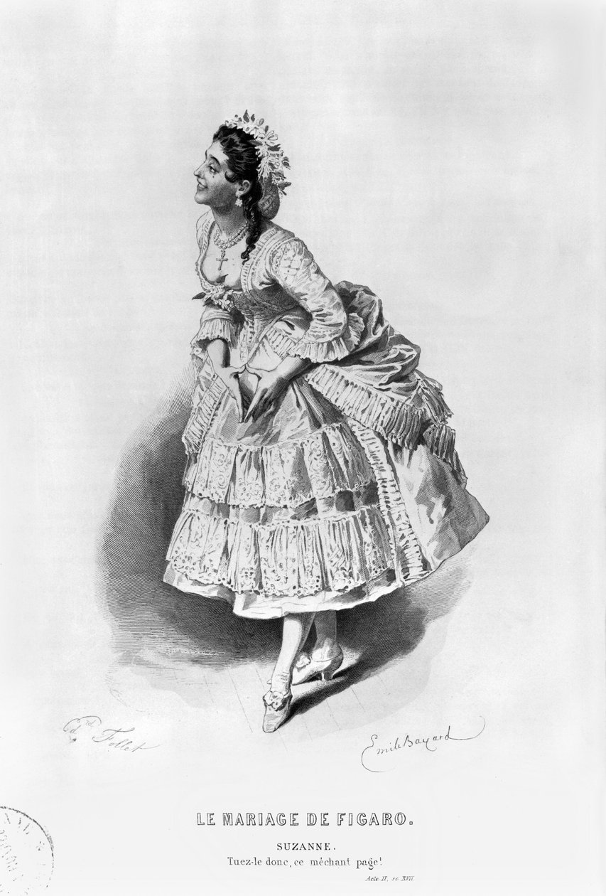 Suzanne, illustration from Act II Scene 17 of 