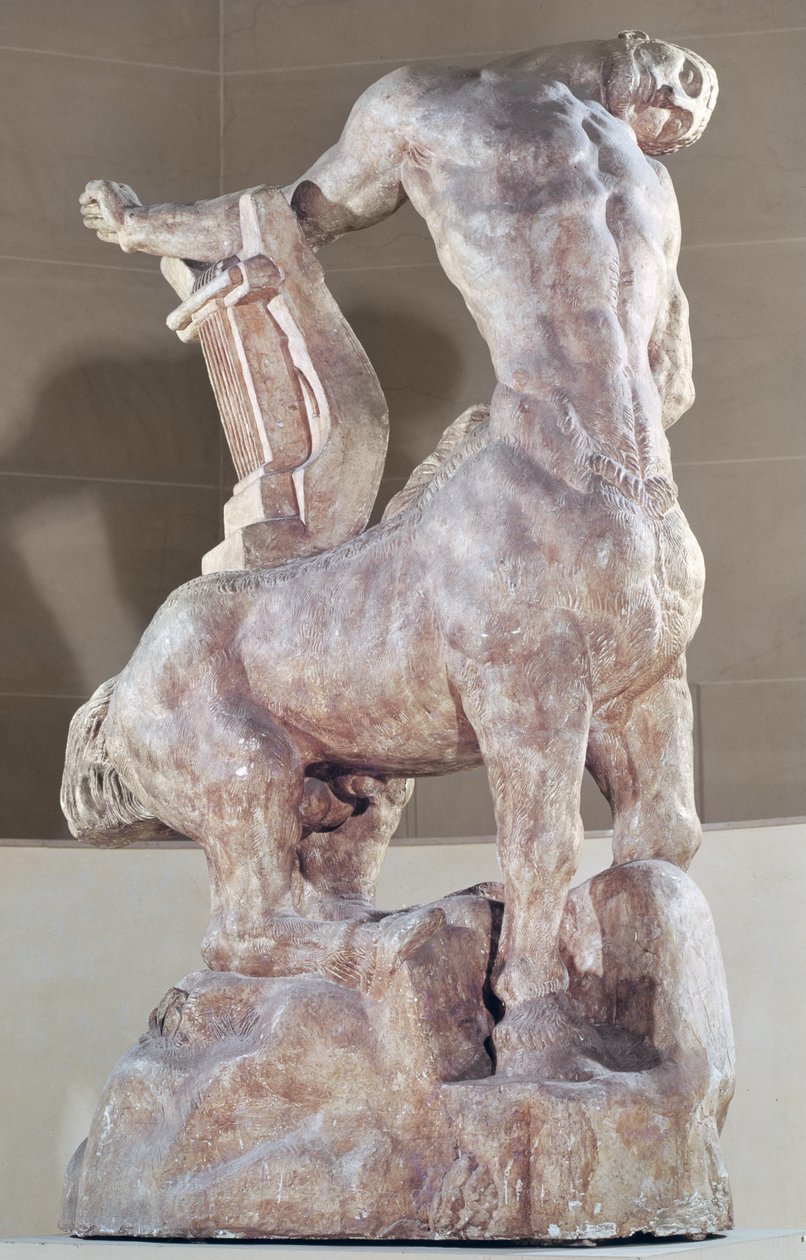 The Dying Centaur, cast for a bronze sculpture made in 1914 by Emile Antoine Bourdelle