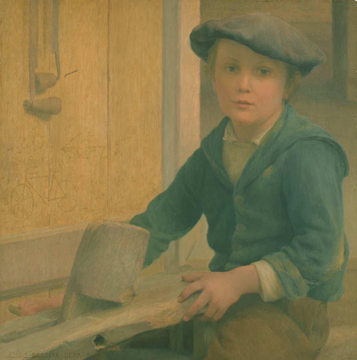 The Young Craftsman (The Young Mechanic) by Emile Bastien Lepage