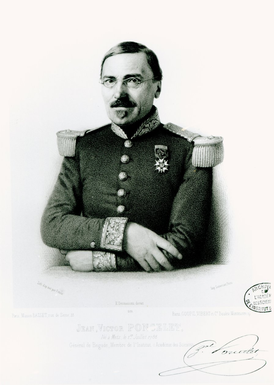 Jean-Victor Poncelet by Emile Desmaisons