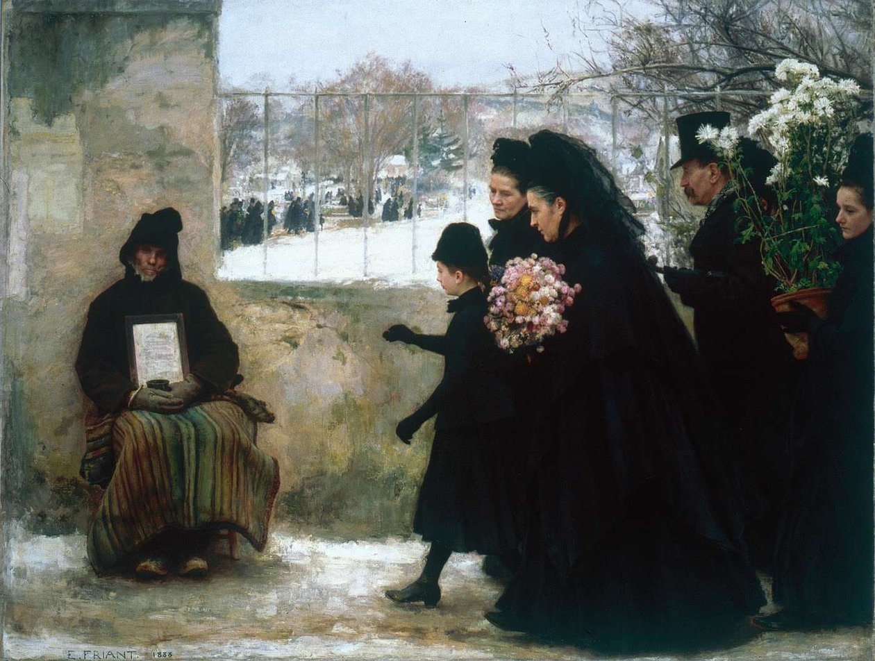 All Saints Day by Emile Friant