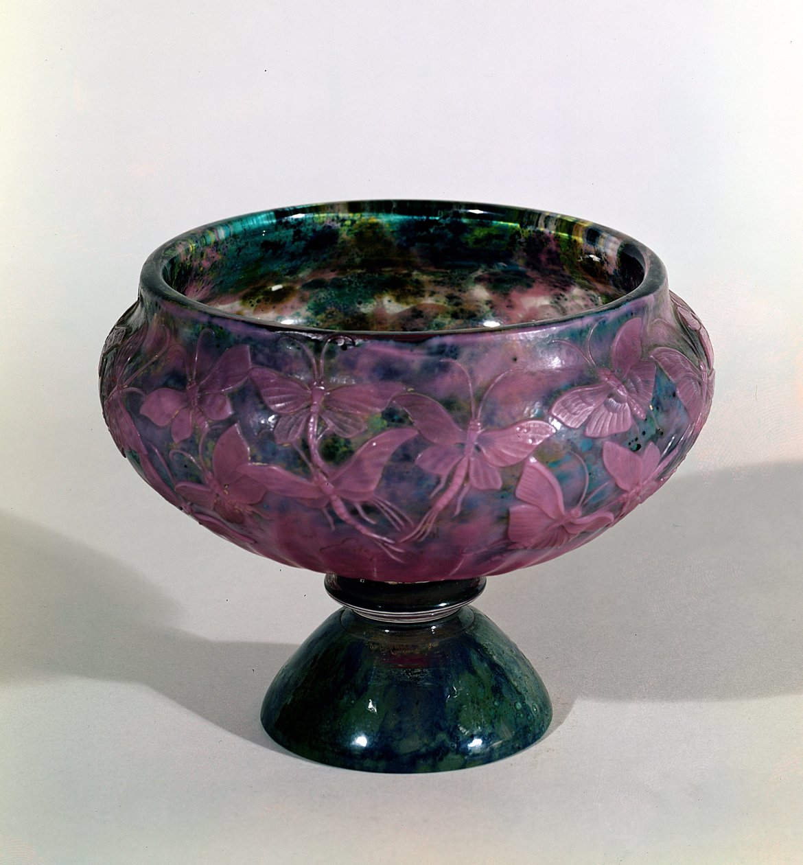 Cup Decorated with Butterflies and Winged Insects, Nancy, 1889 by Emile Galle