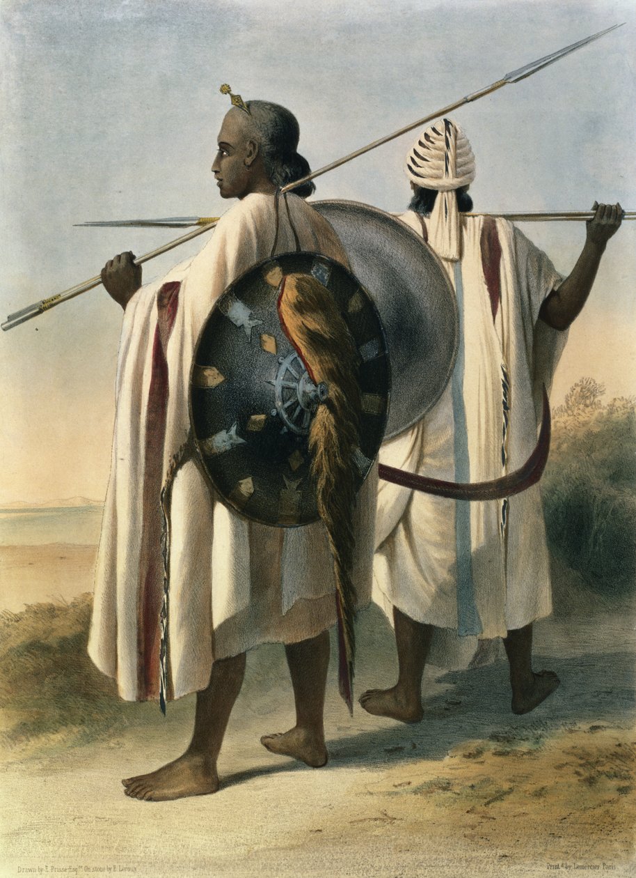 Abyssinian Warriors, illustration from 