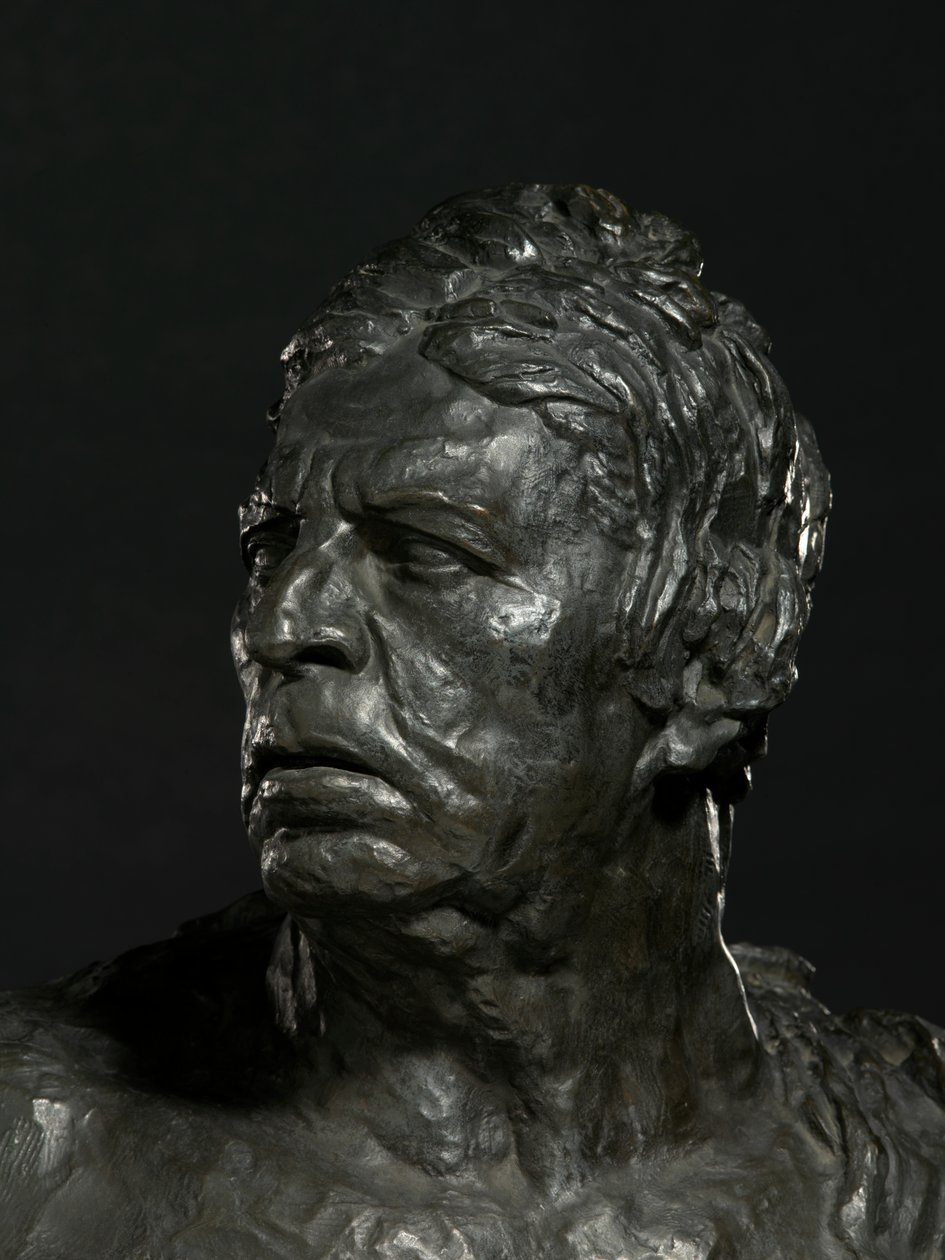 Bust of Ingres (detail) by Emile Antoine Bourdelle