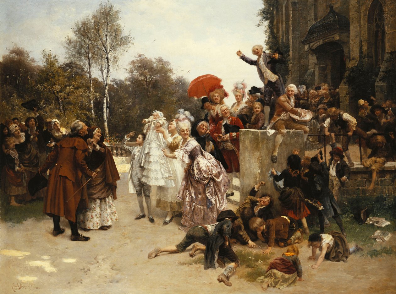 The Christening by Emile Antoine Bayard