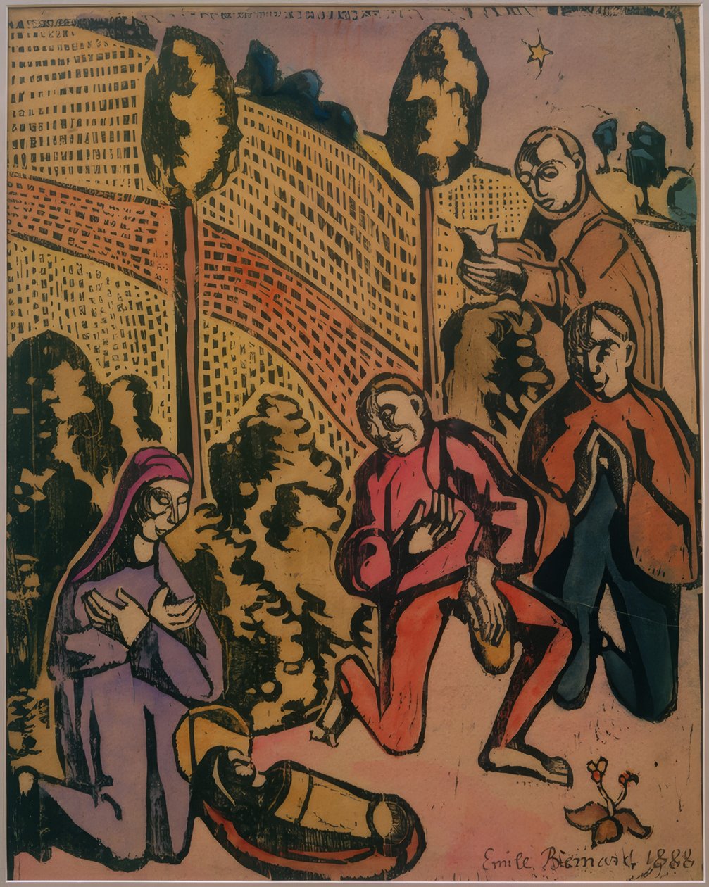 Adoration of the Shepherds by Emile Bernard