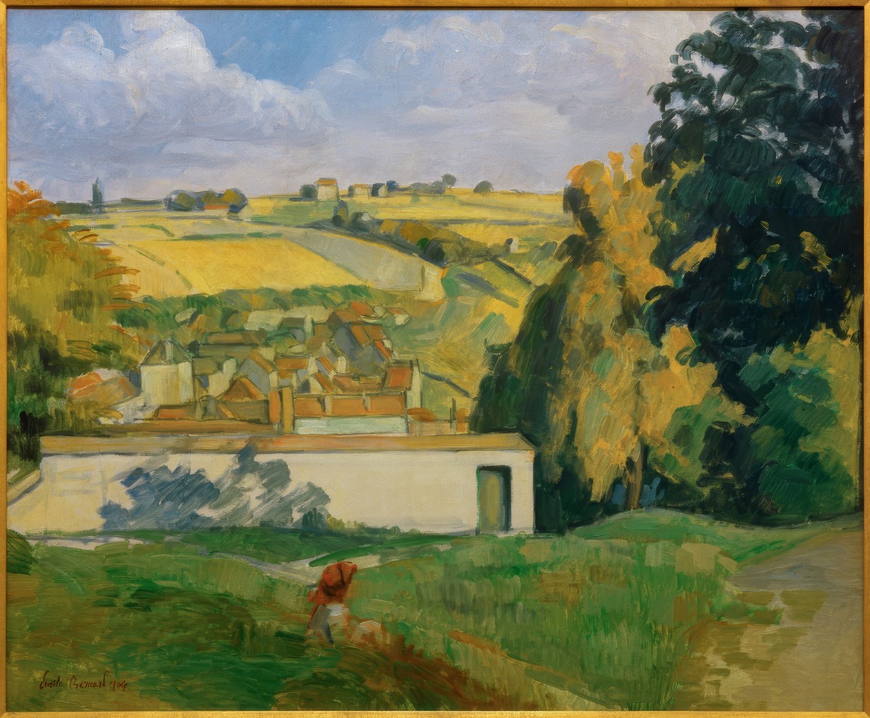 View from a Hill on Tonnerre by Emile Bernard