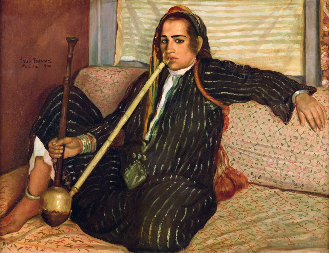 Smoking Hashish, 1900 by Emile Bernard