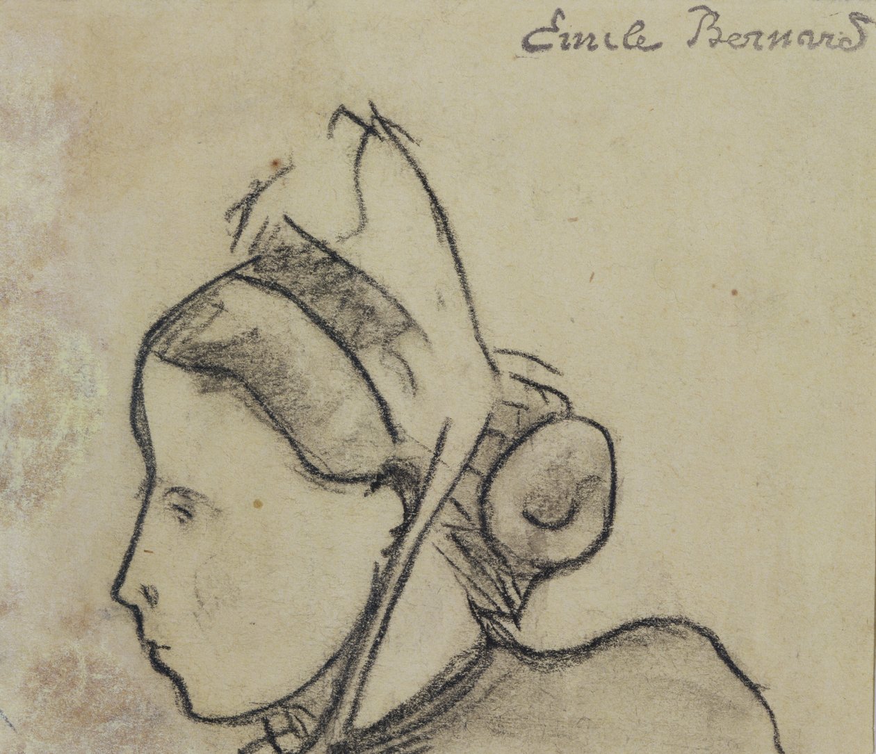 Study of a Breton Woman by Emile Bernard