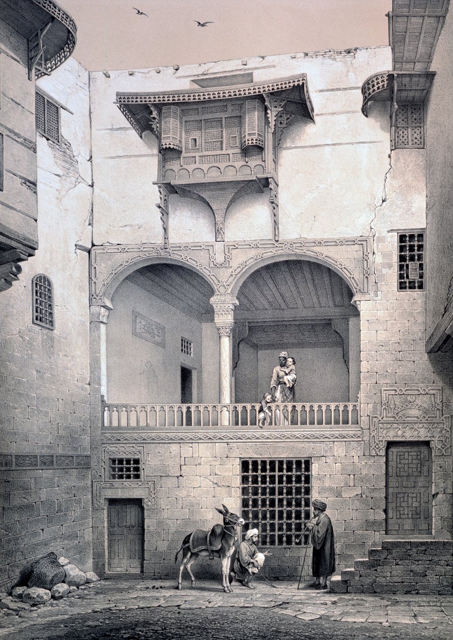 House of Beyt El-Tcheleby by Emile Prisse d