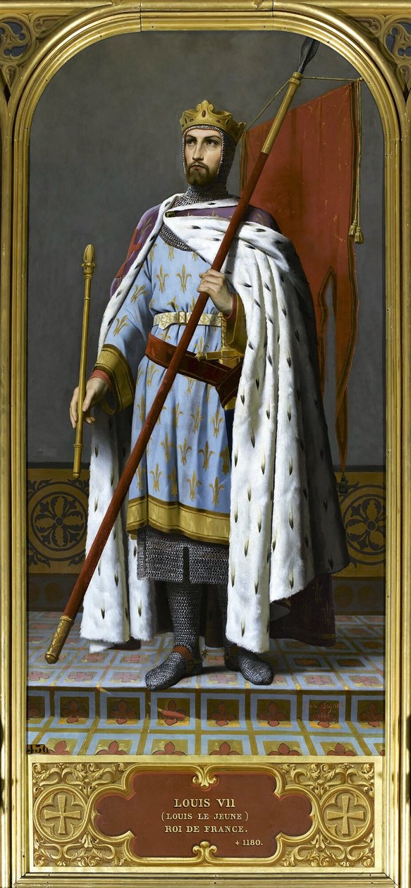 King Louis VII of France by Emile Signol