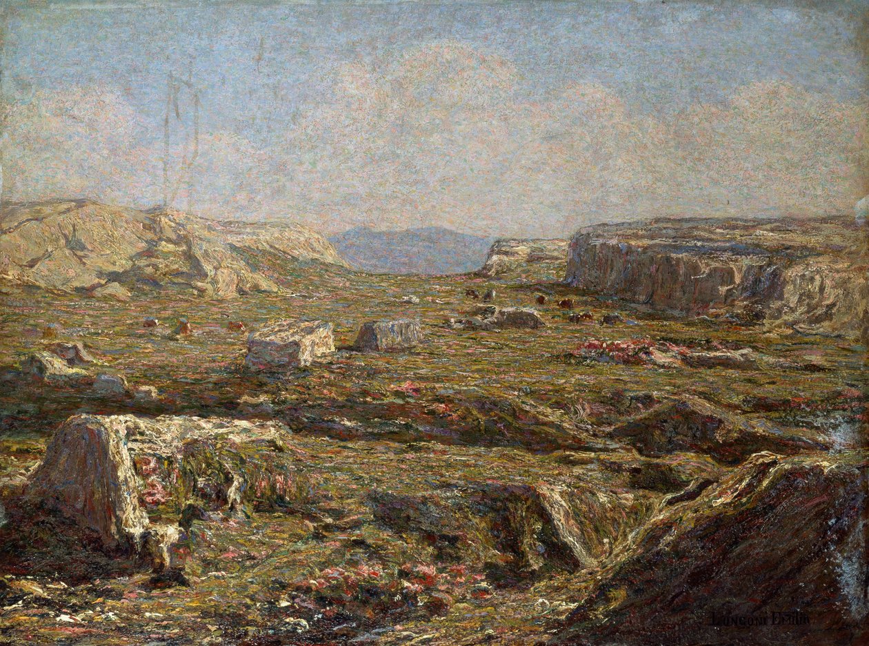 Rocky Landscape by Emilio Longoni