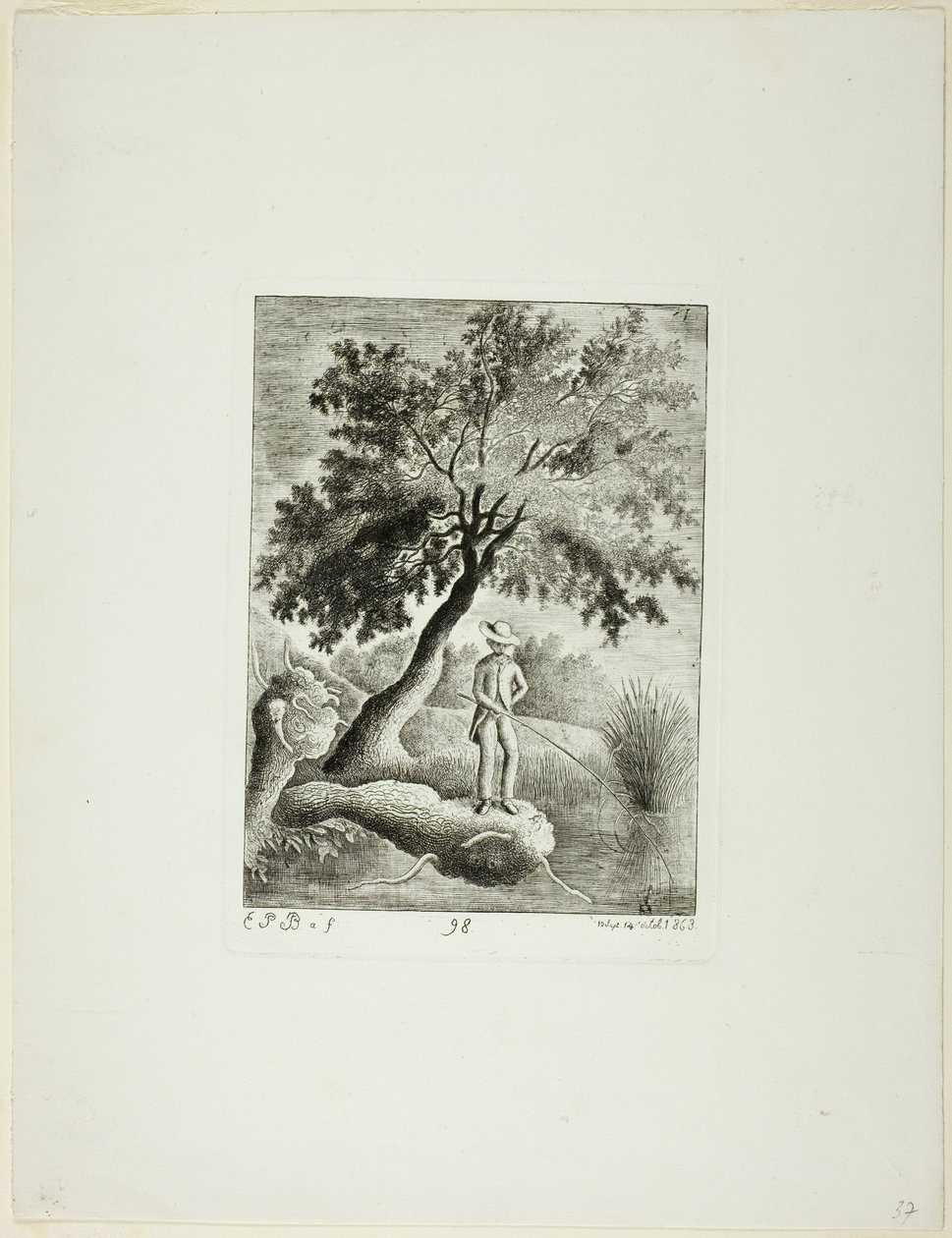 The Fisher by Emmanuel Phélippes Beaulieu