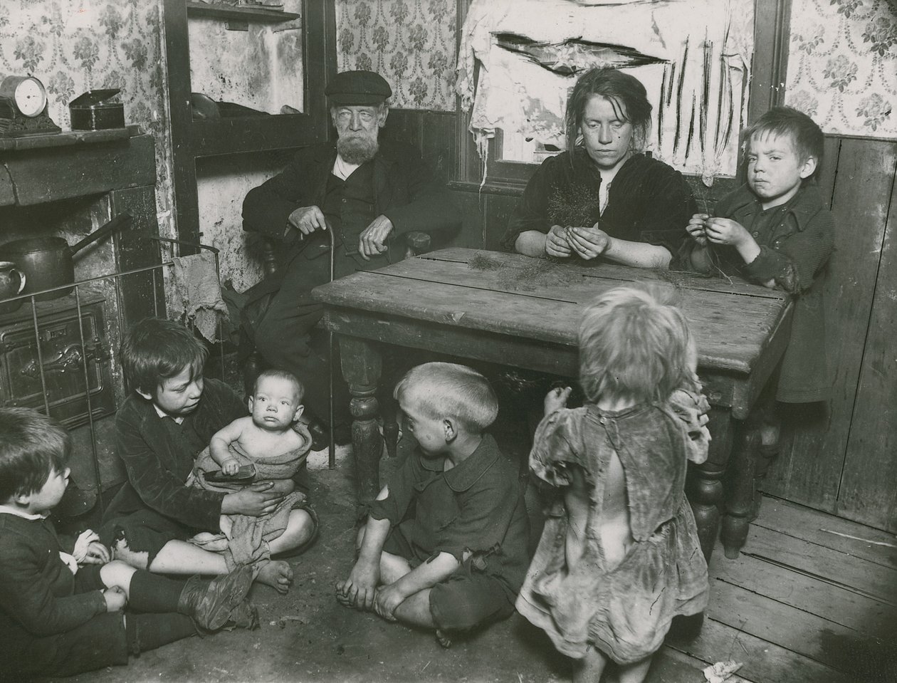 Child Poverty, London by English Photographer