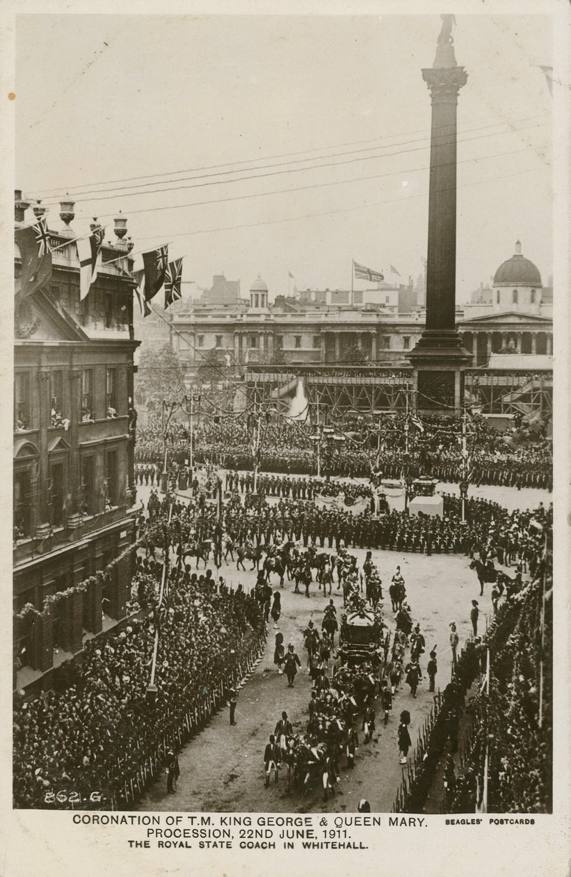 Coronation of Their Majesties King George and Queen Mary by English Photographer