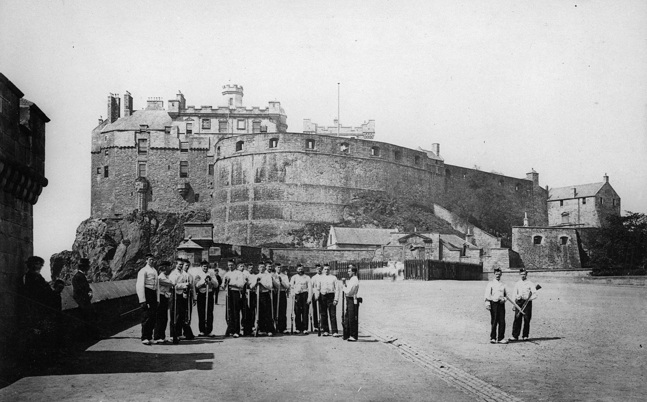 Edinburgh Castle - The Quadrangle by English Photographer