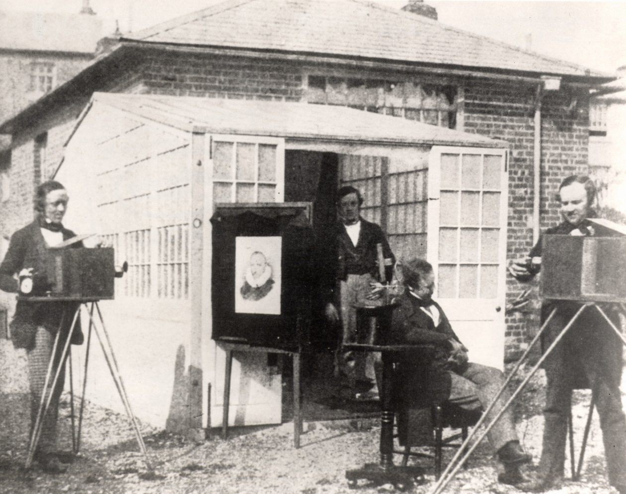 Fox Talbot at the Reading photographic establishment by English Photographer