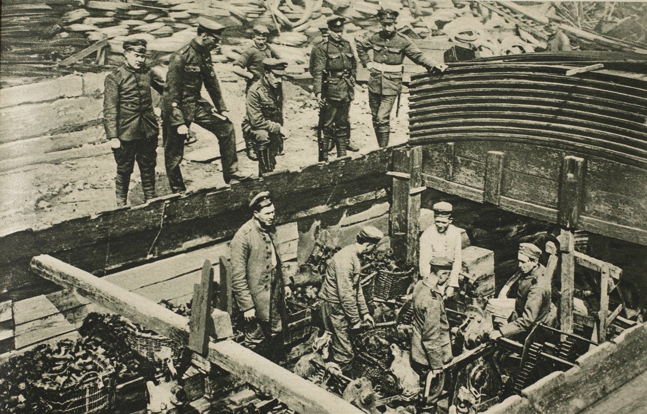 German booty dump in Belgium, 1914-19 by English Photographer