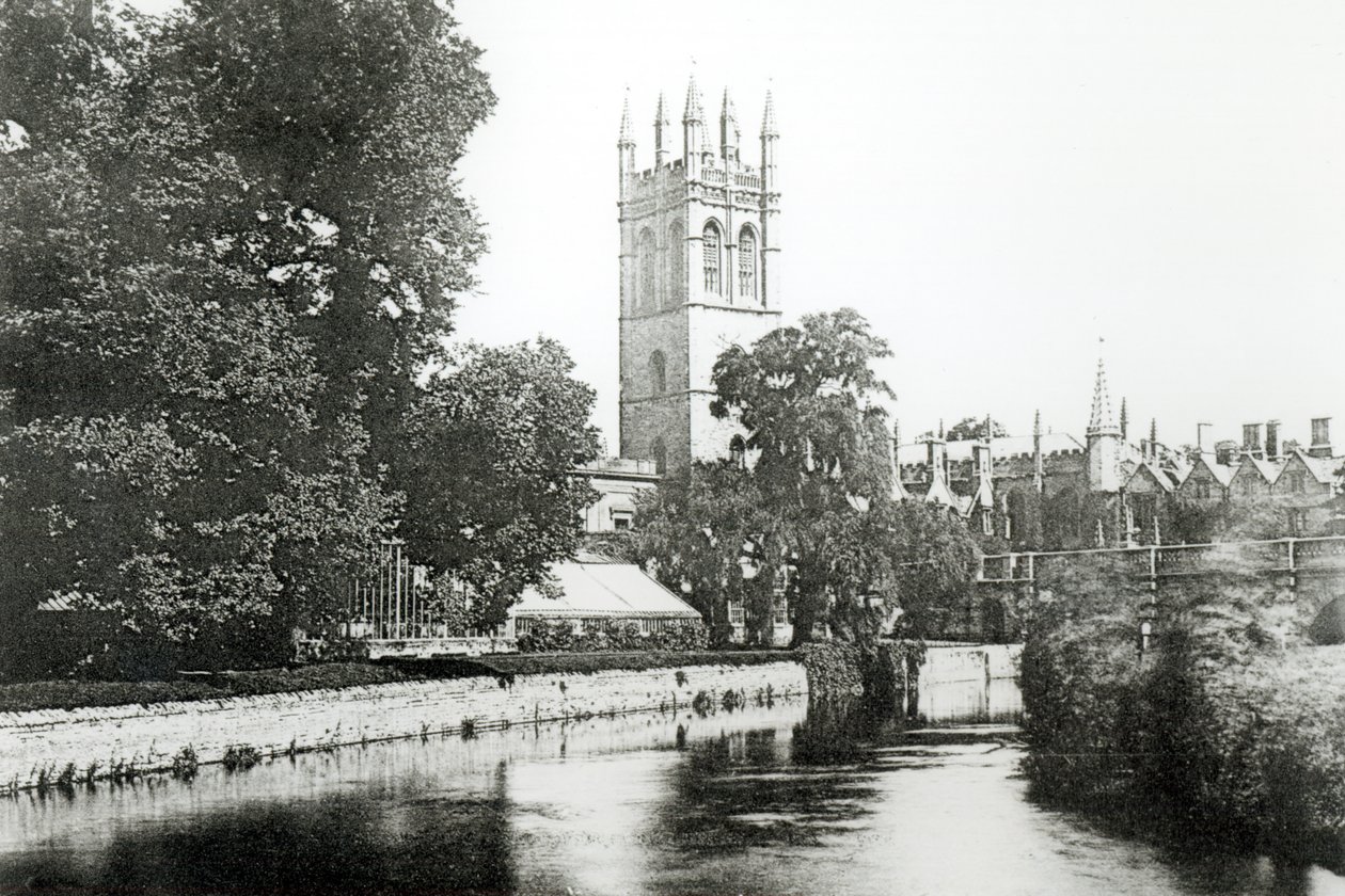 Magdalen College from the Cherwell by English Photographer