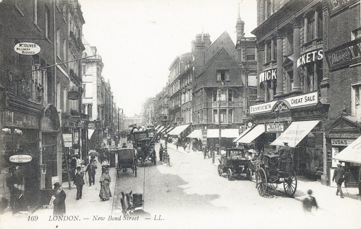 New Bond Street in the West End by English Photographer