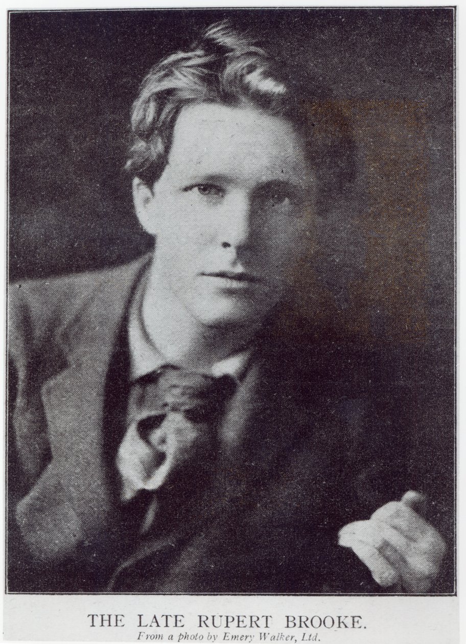 Portrait of Rupert Brooke by English Photographer