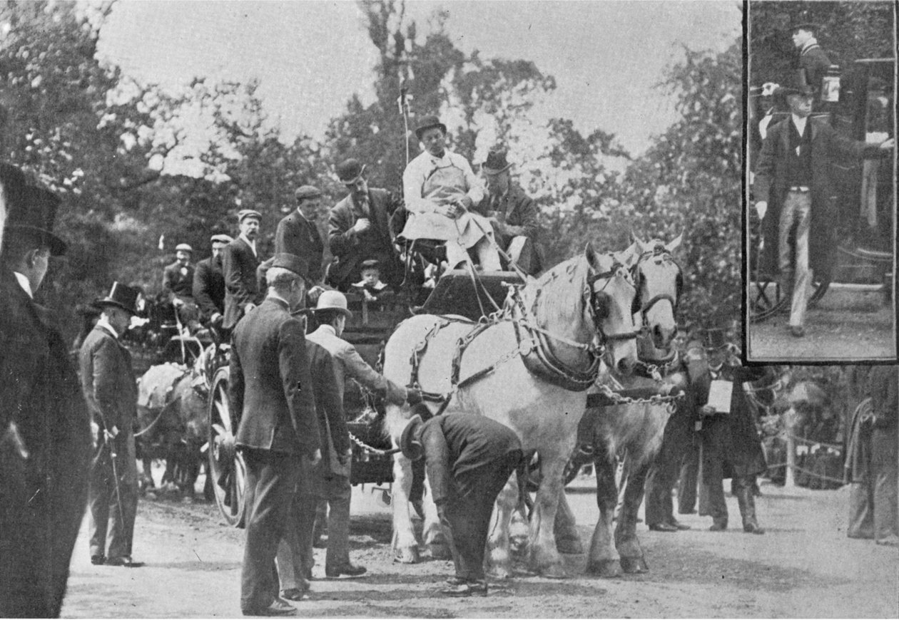 The Cart-Horse Parade by English Photographer