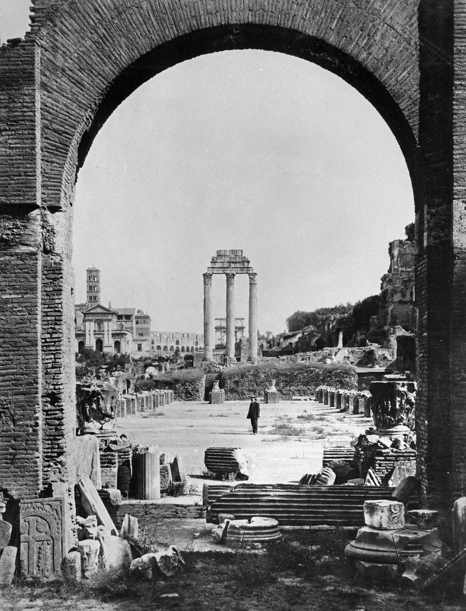 The Forum Romanum by English Photographer