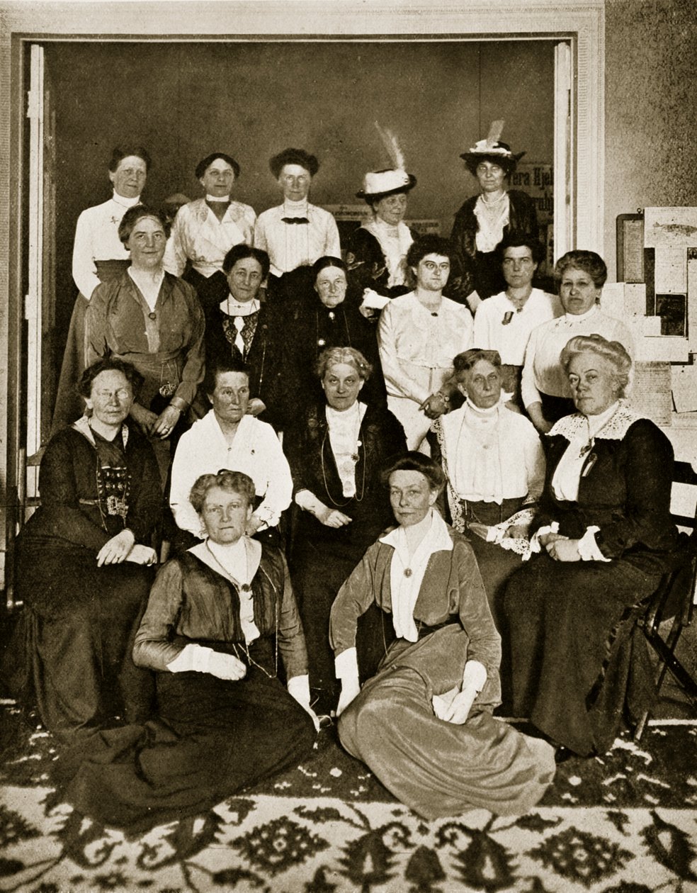 The International Gathering of Woman Suffrage Workers by English Photographer