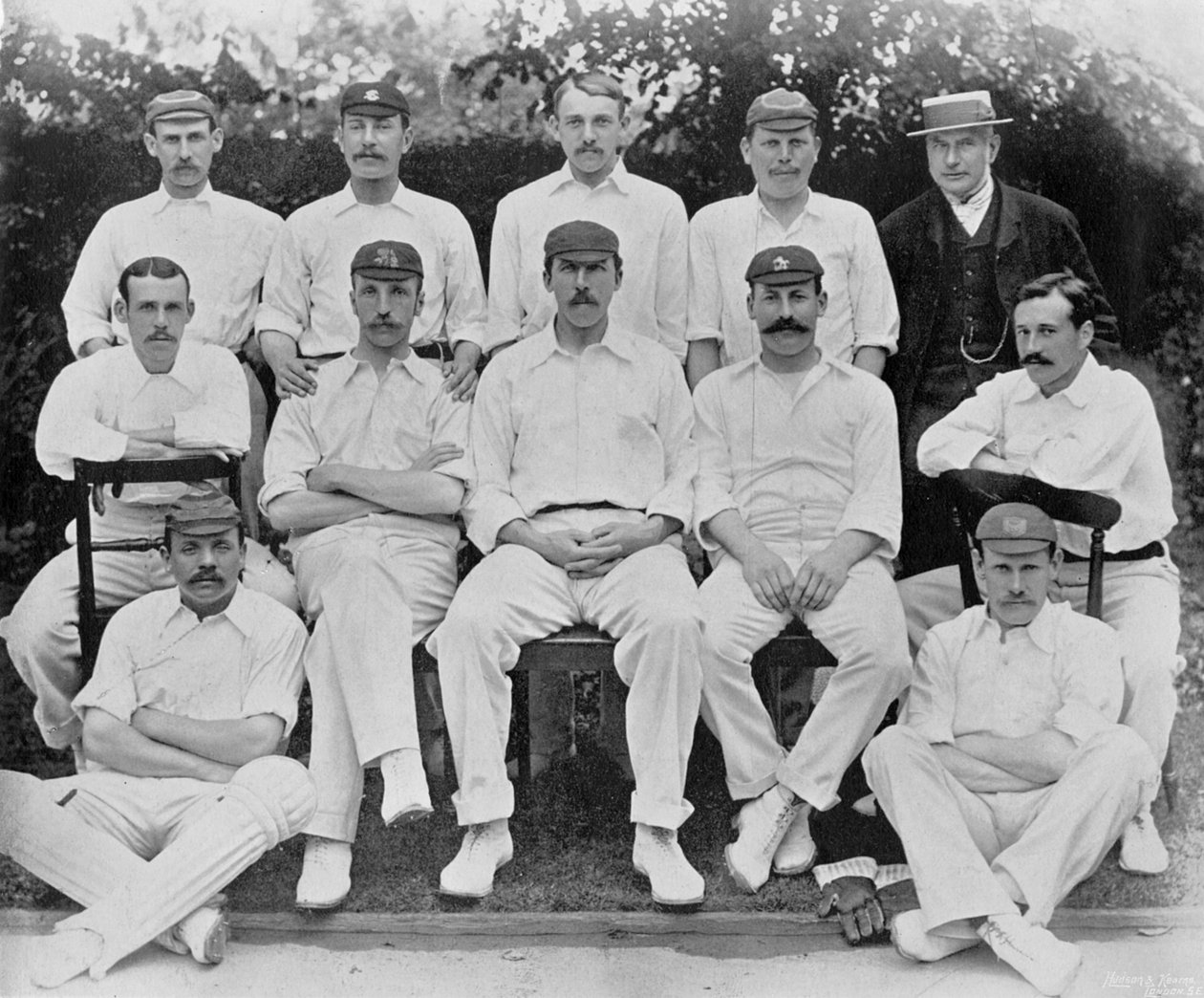 The Players Team from the Gentlemen v Players Match at Lords in 1894, from Famous Cricketers and Cricket Grounds, Published by Hudson and Kearns, 1895 by English Photographer