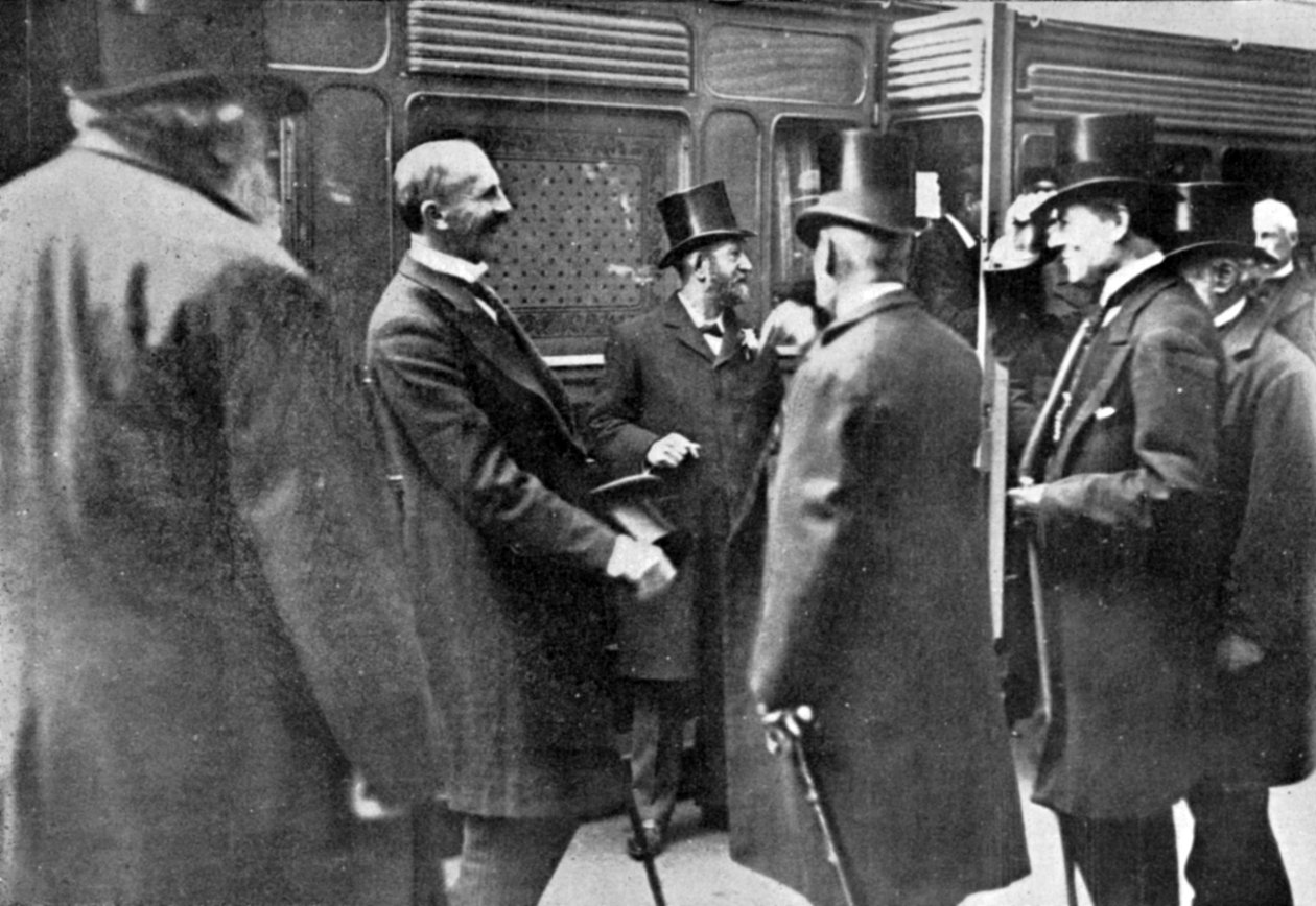 The Reception of Lord Milner by English Photographer