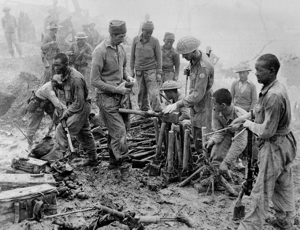 The capture of Scraggy during the Imphal-Kohima battle, 1944 by English Photographer