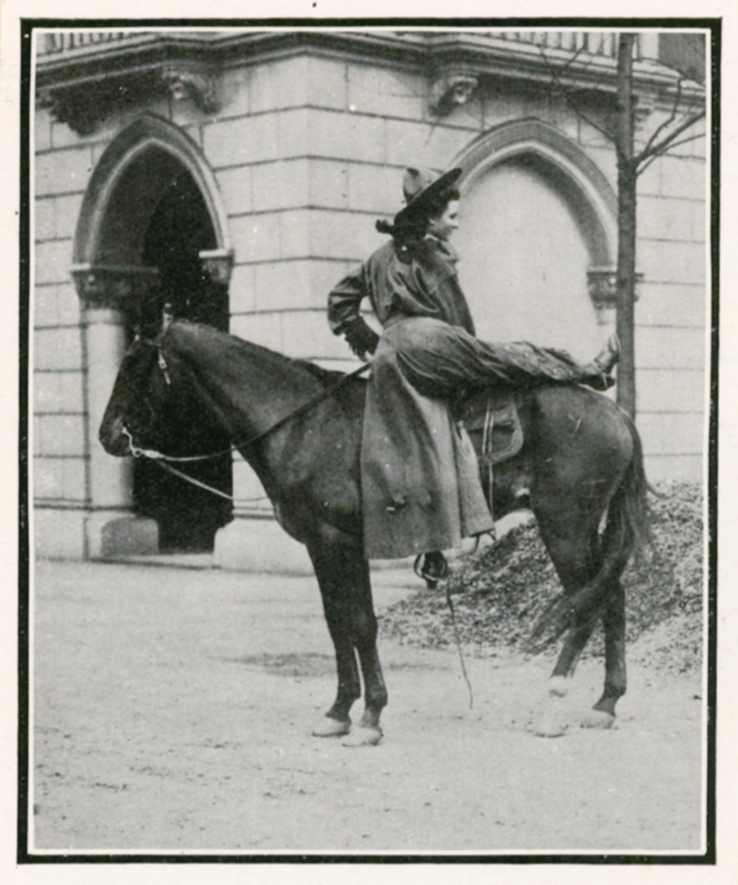 The Opening of the Golden West Exhibition at Earls Court: Women Riders at the Wild West by English Photographer