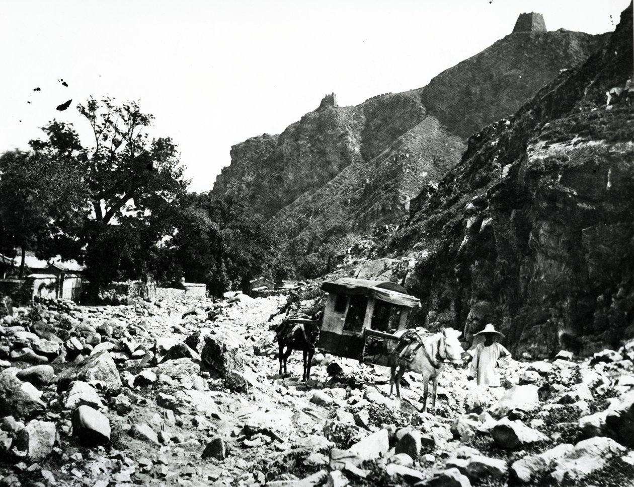 View in the Nankow Pass, Peking by English Photographer