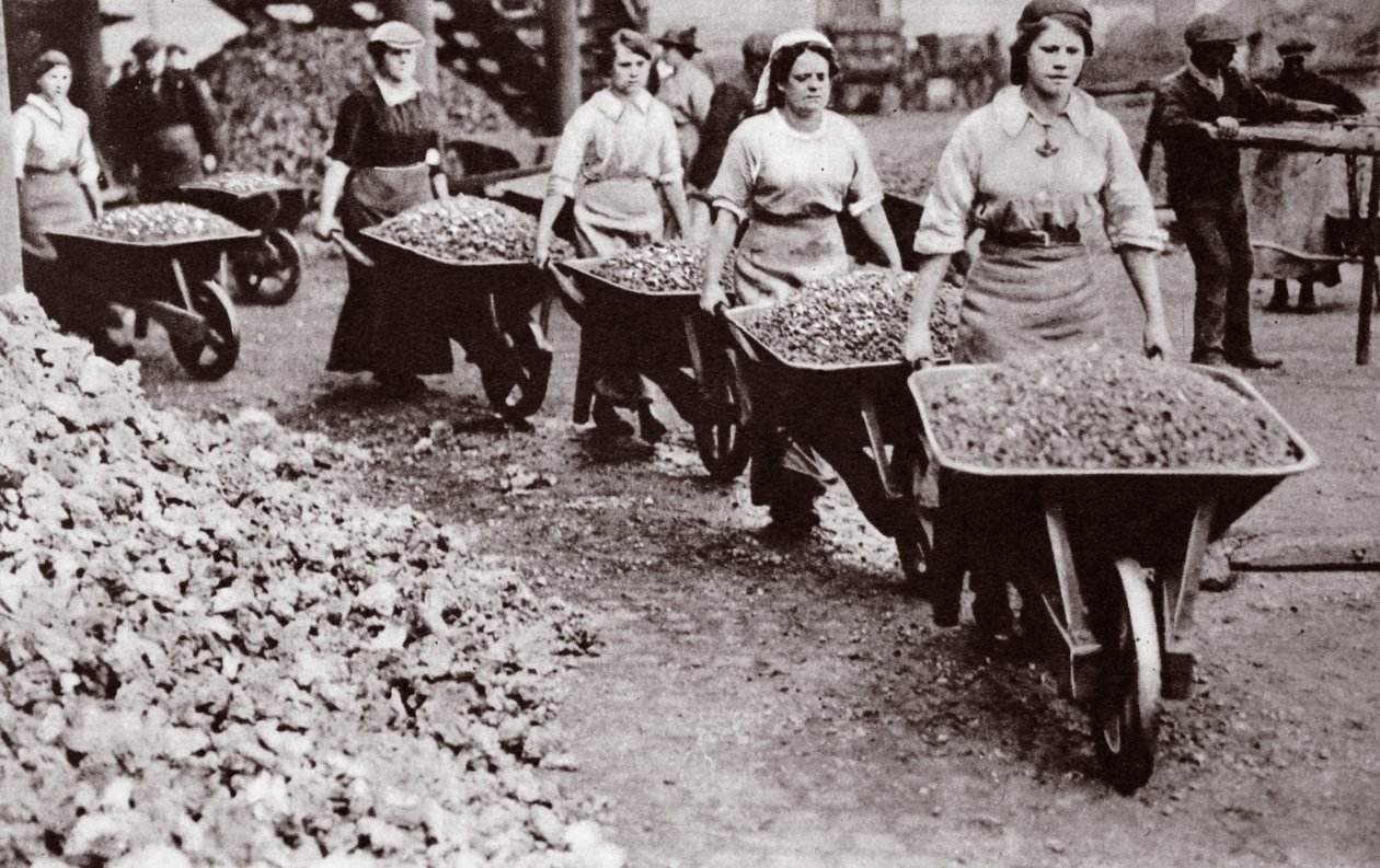 Women at work during the Great War by English Photographer