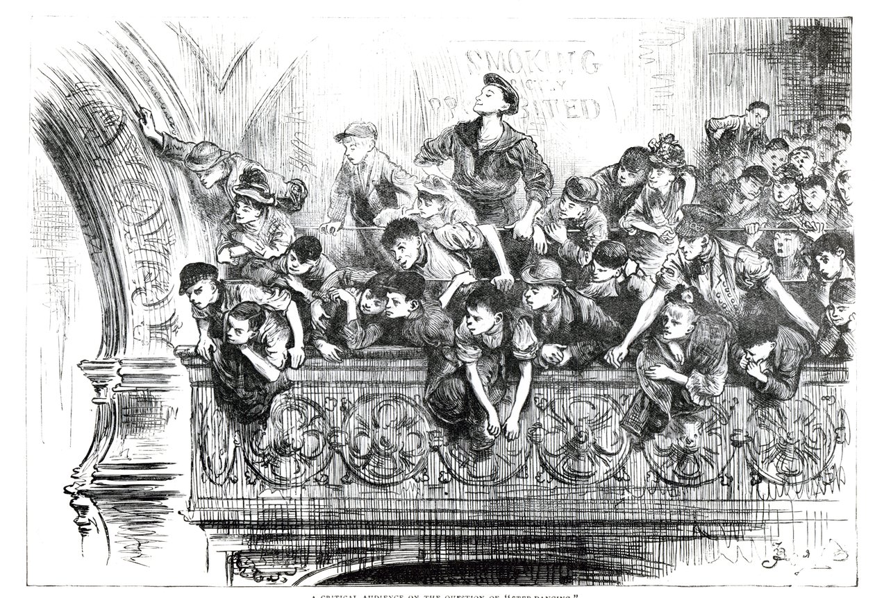 A Critical Audience on the Question of Step-Dancing, c.1870s by English School