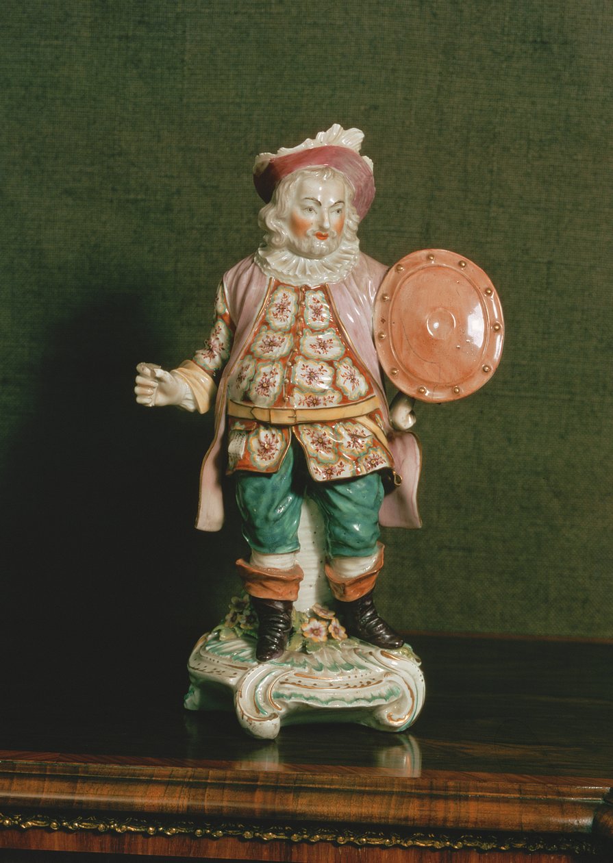 A Derby figure of Falstaff by English School