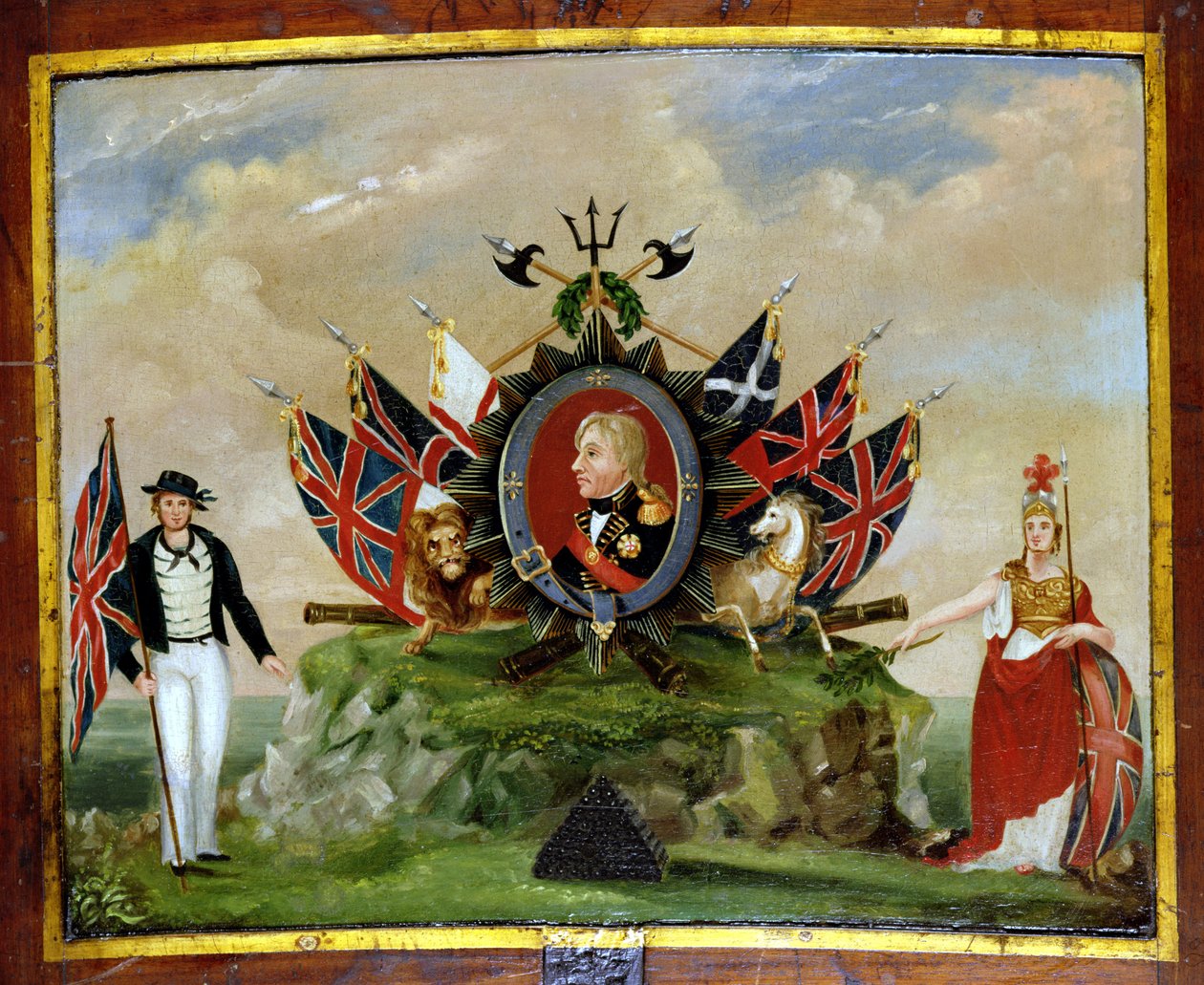 A Tribute to Nelson (1758-1805) c.1820 by English School