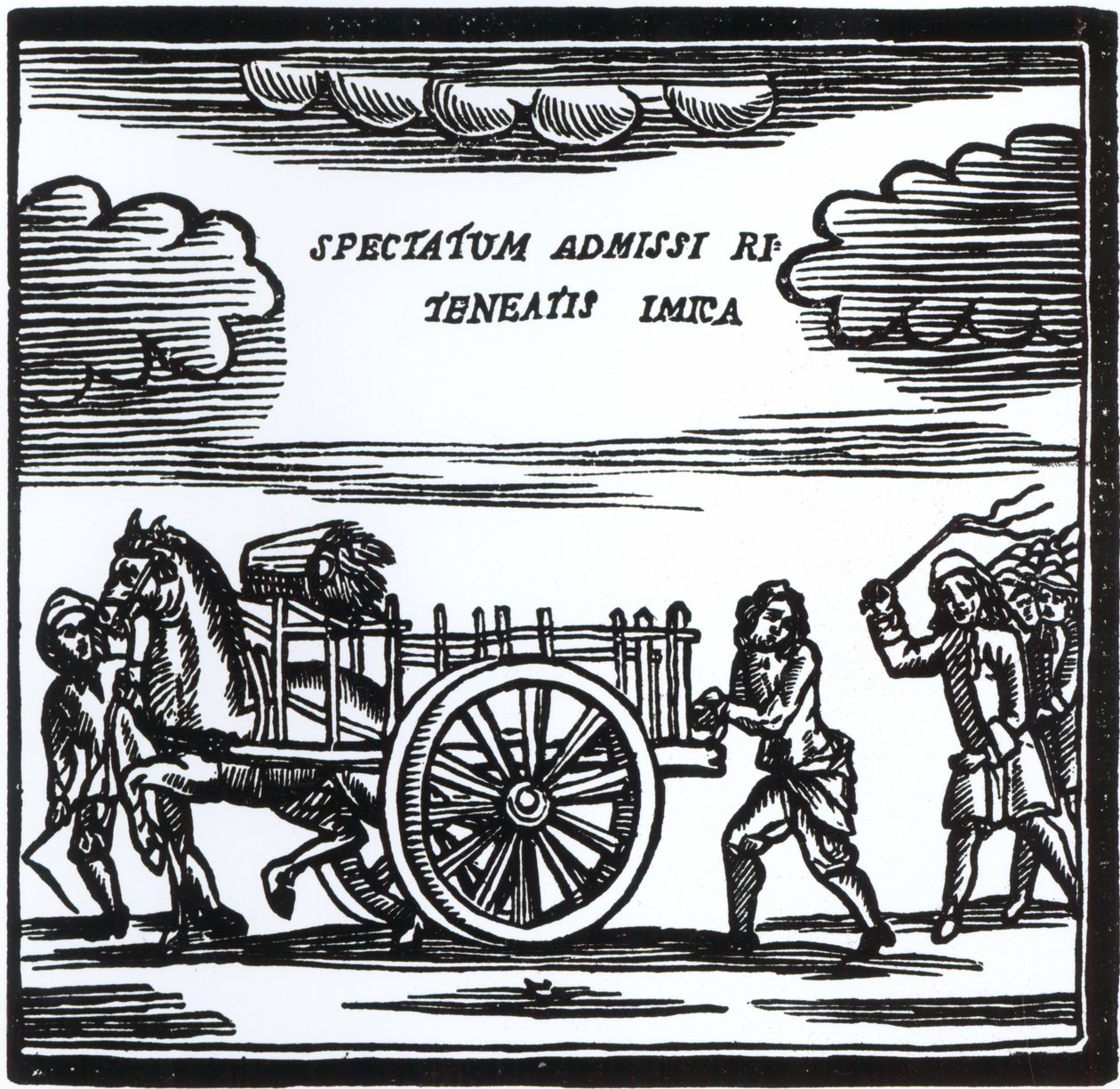 A Vagabond Being Whipped Through the Streets by English School