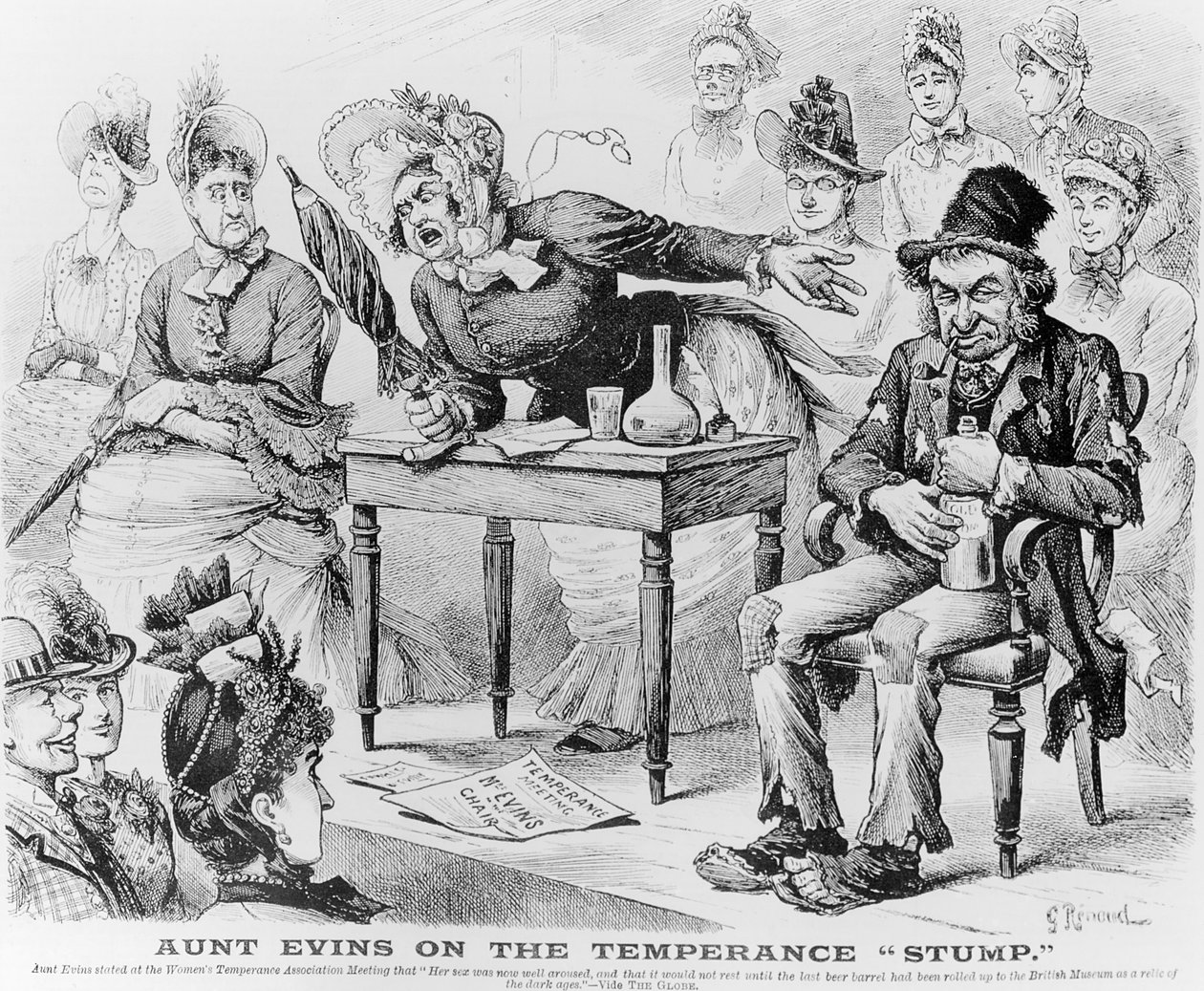 Aunt Evins on the Temperance 