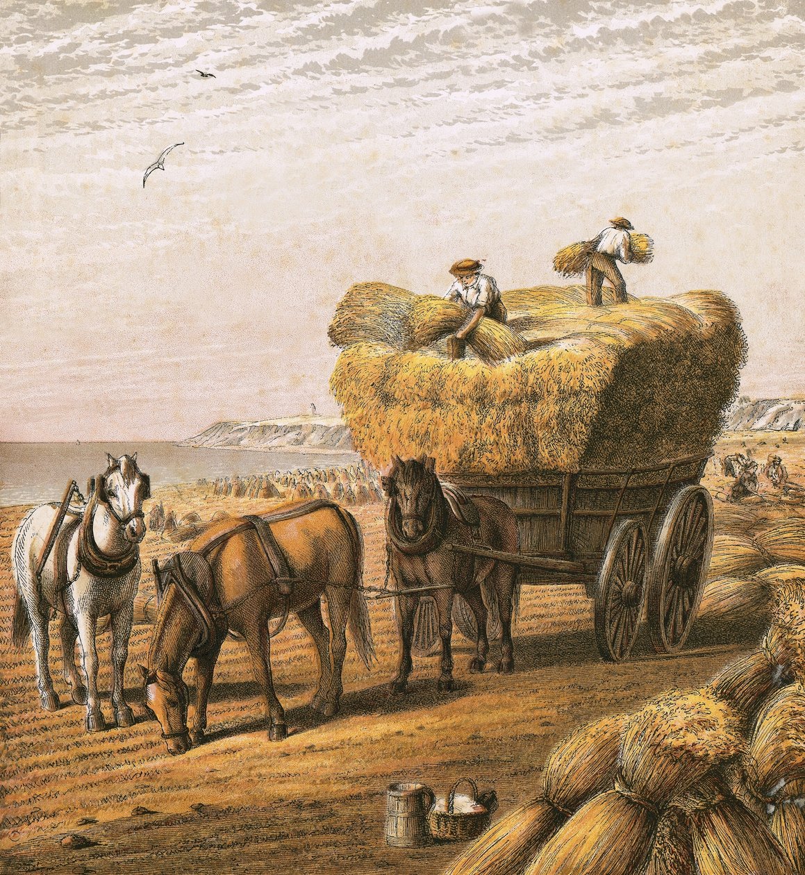 Bringing in the Harvest by English School