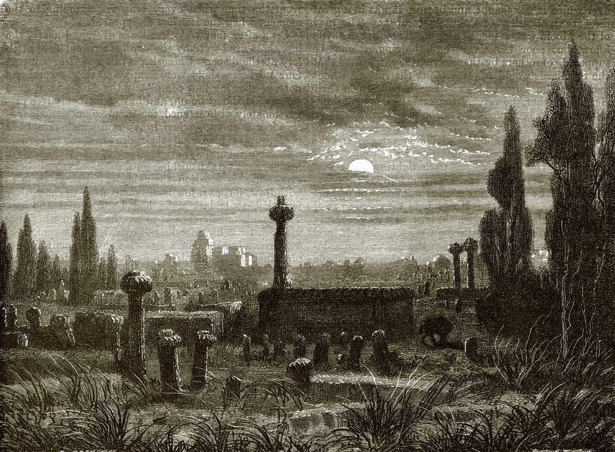 Cemetery at Mogador by English School