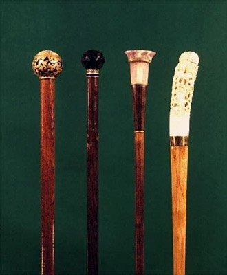 Collection of Walking Sticks by English School