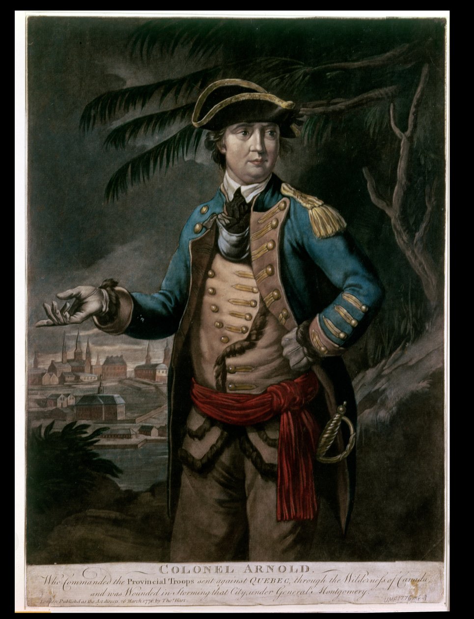 Colonel Benedict Arnold by English School