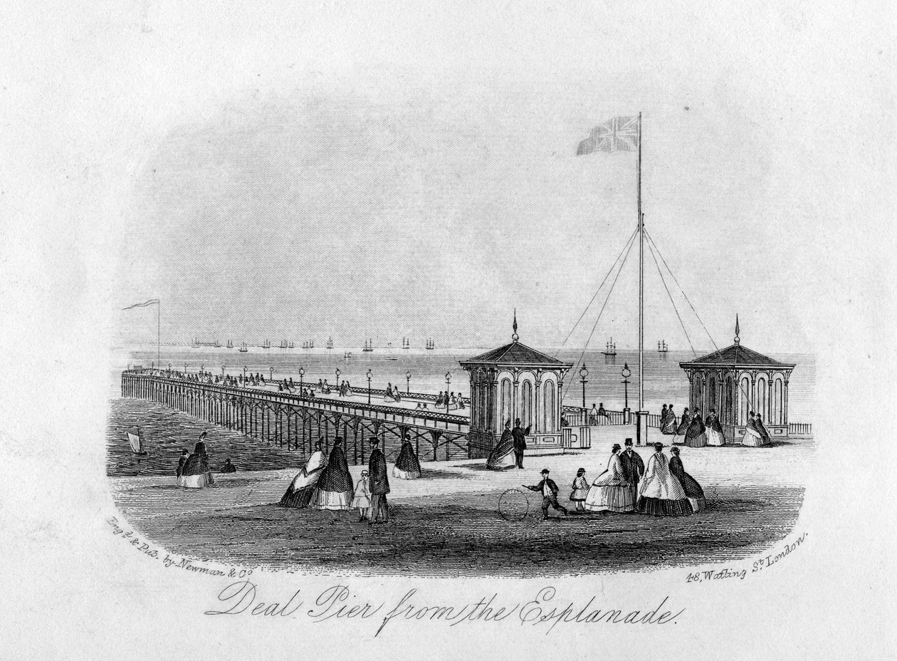 Deal Pier from the Esplanade by English School