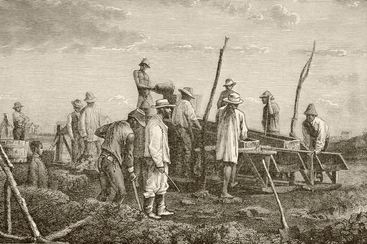 Digging for diamonds in South Africa by English School